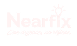 Le logo blanc de Nearfix